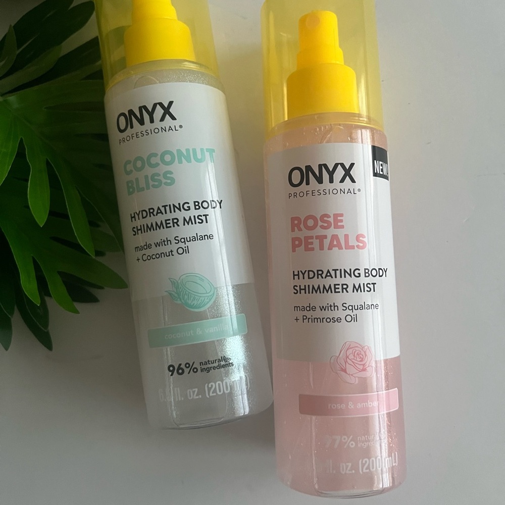 Onyx Coconut Bliss & Rose Petals Hydrating Body Shimmer Mist